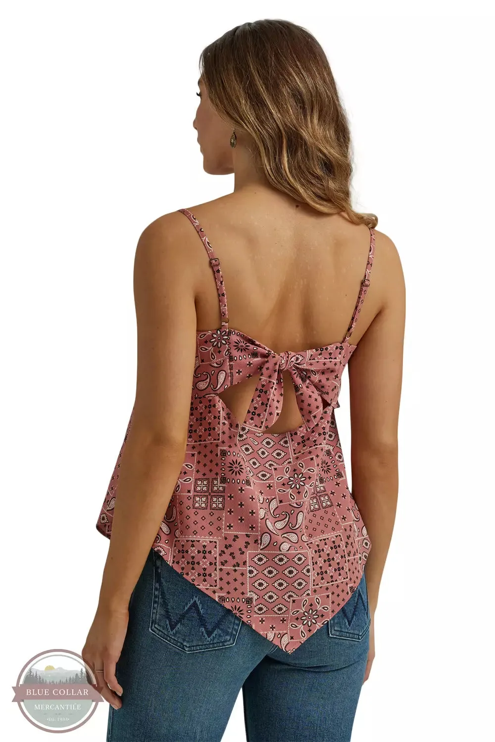 112344851 Paisley Bandana Tie Top