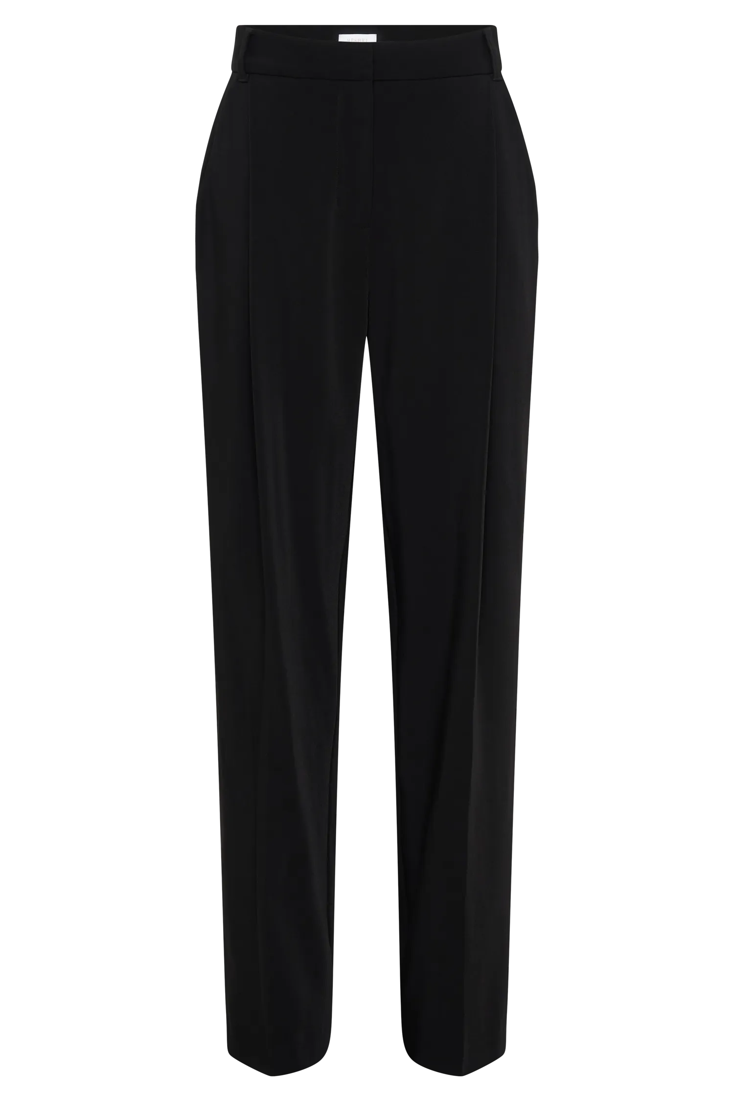 Amelie Suiting Straight Leg Pants - Black