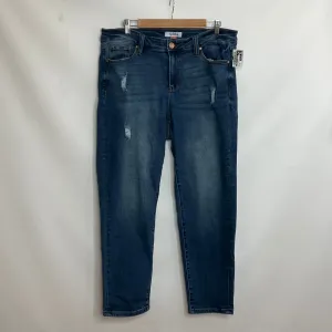 Blue Denim Jeans Straight Cmc, Size 16