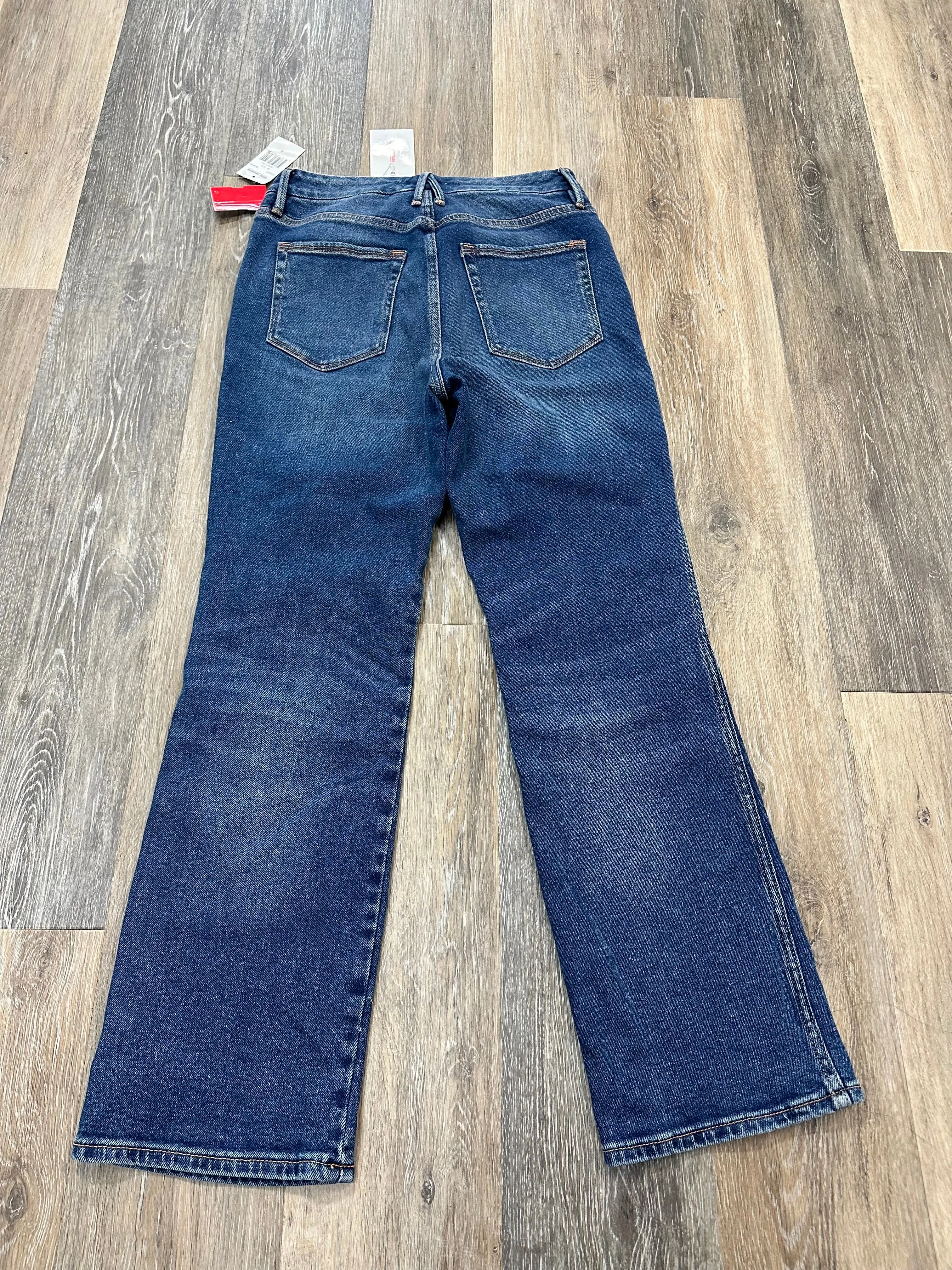 Blue Denim Jeans Straight Good American, Size 4/27