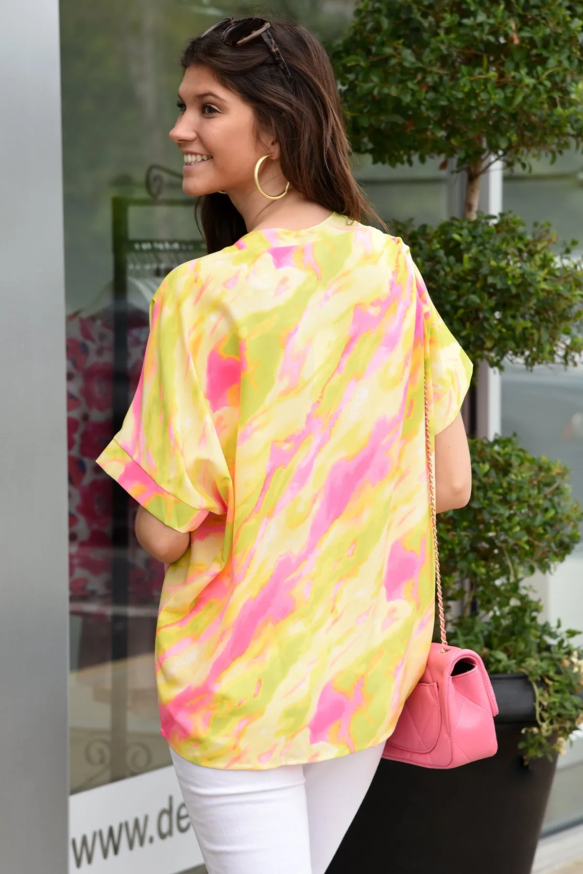 COLORFUL SWIRLS TOP