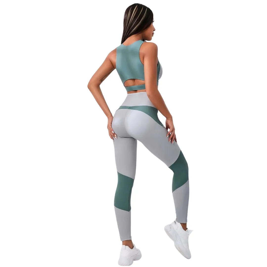 Emilia Two Tone Workout Set