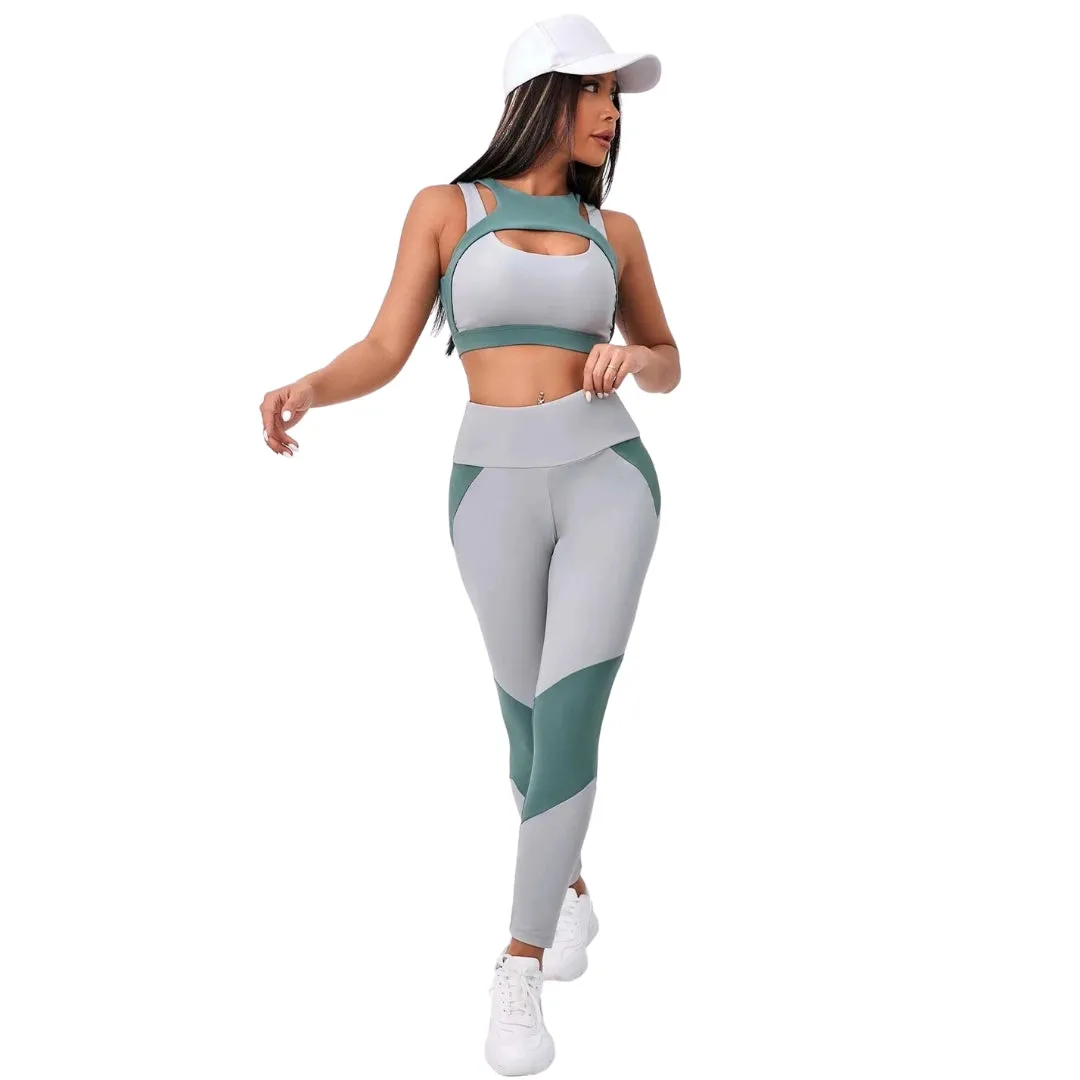 Emilia Two Tone Workout Set