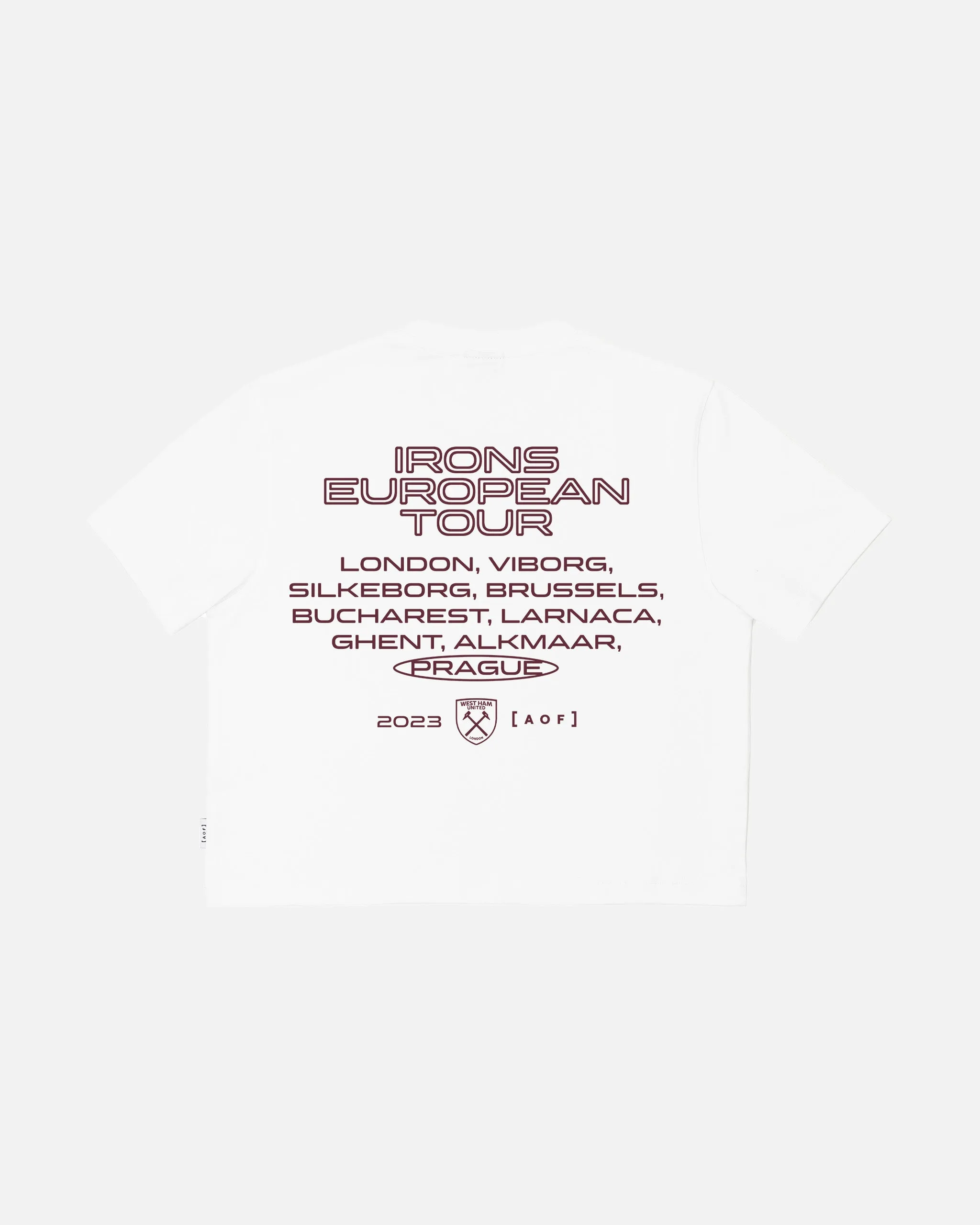 Irons European Tour - Crop Fit Tee