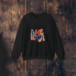 Mens America Long Sleeve Sweatshirt