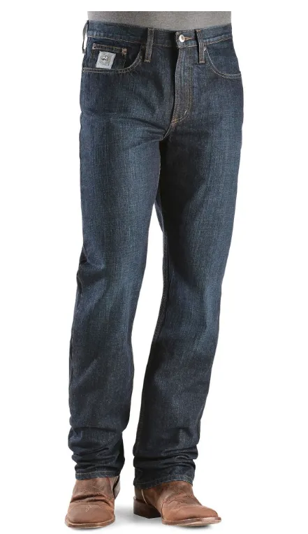 Men's Silver Label Dark Stone Wash Cinch Jeans