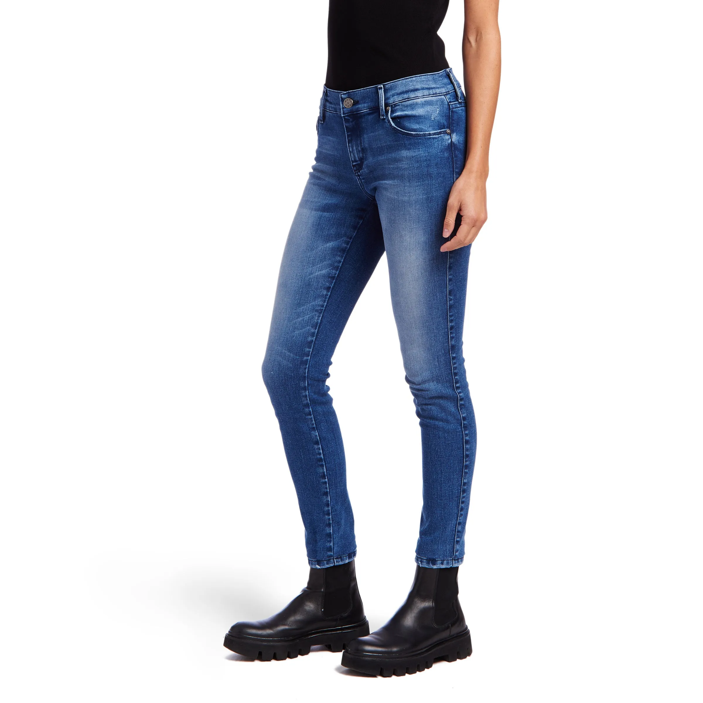 Mid Rise Skinny Moore Jeans