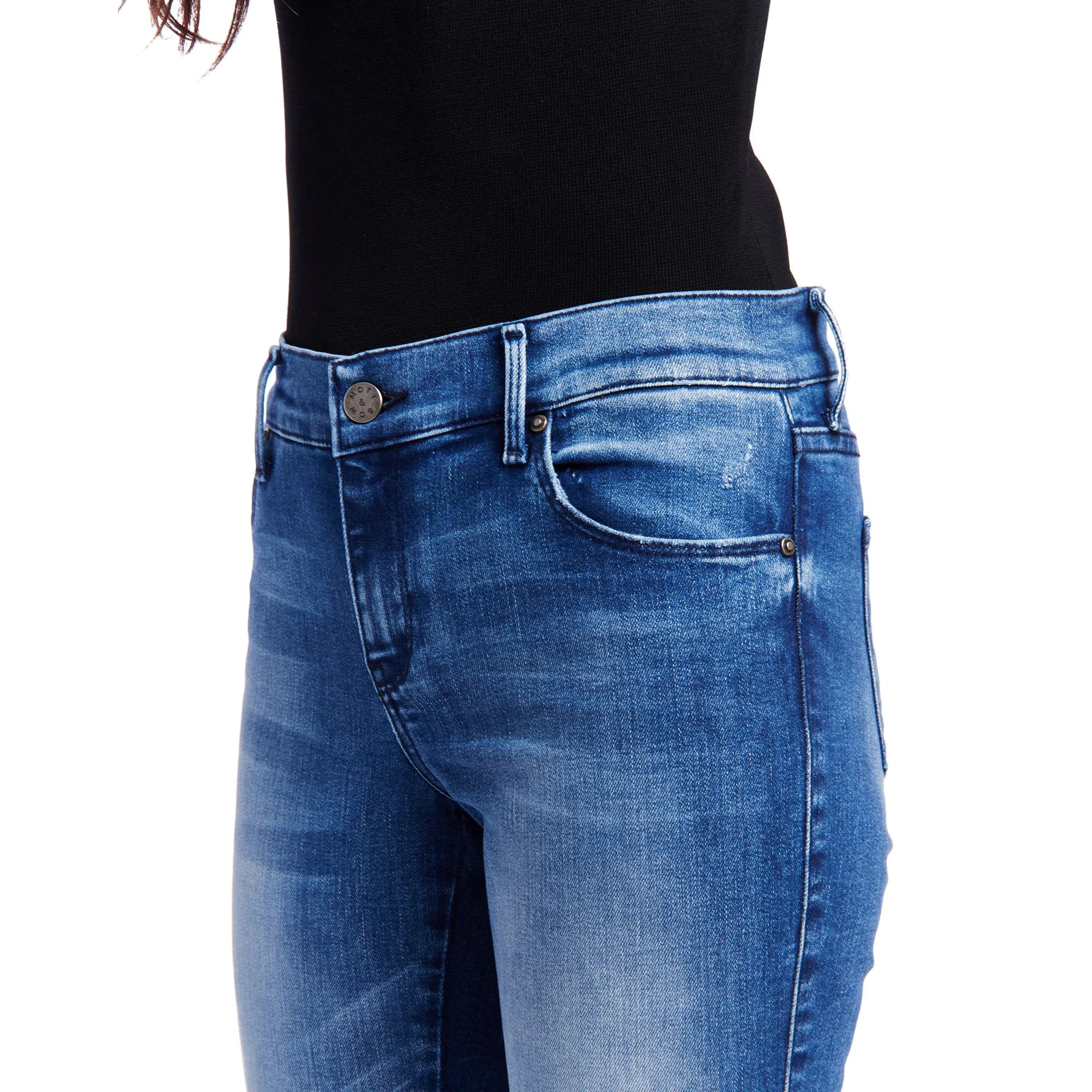 Mid Rise Skinny Moore Jeans