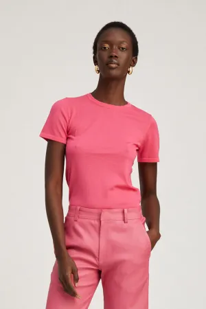 Pink Ultra Fine Cashmere Tee Shirt