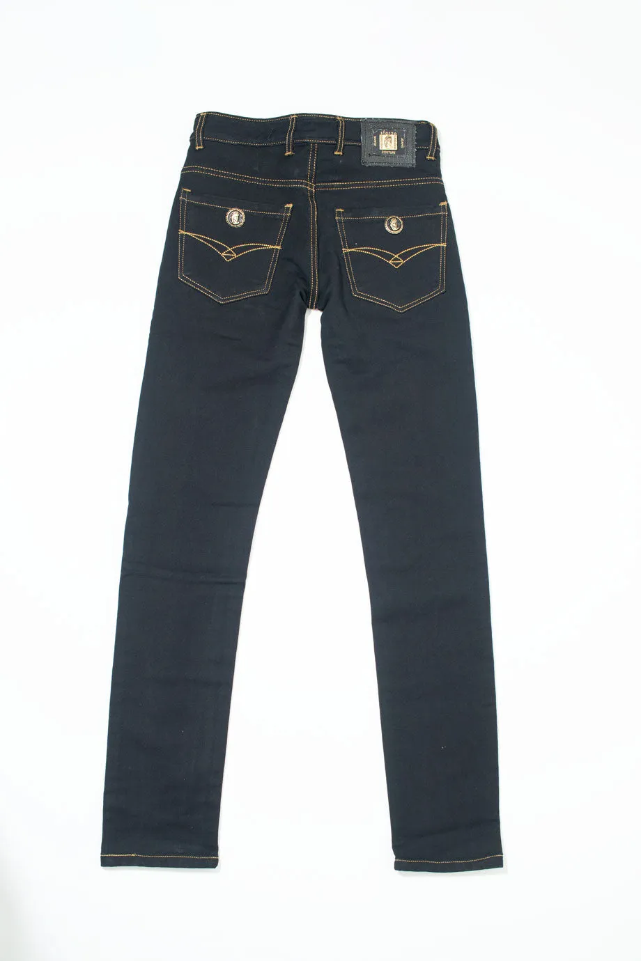 Sfarzo Couture Milano Italy - Sleek Black Skinny Jeans for Trendy Fashion