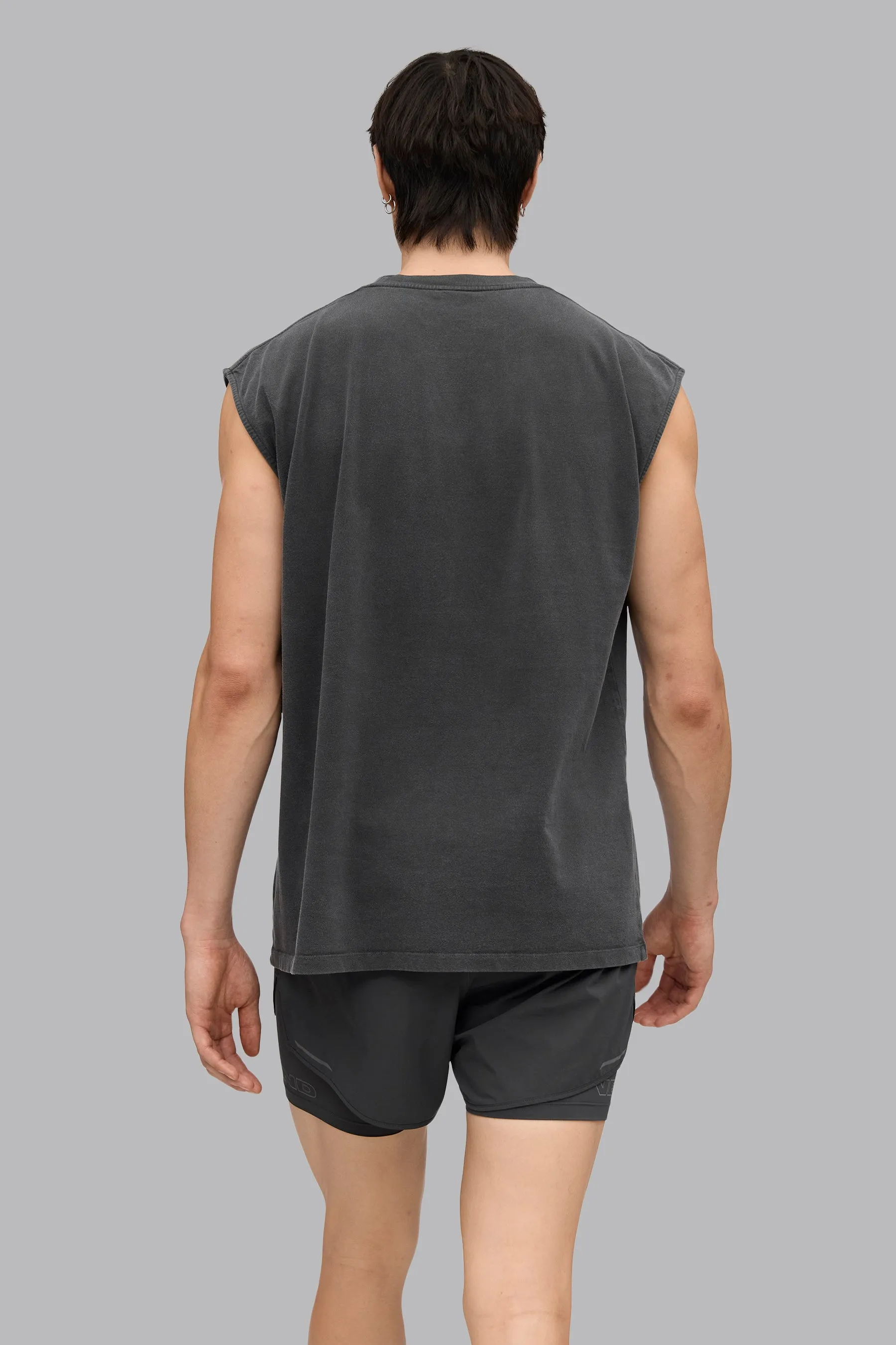 V_LYFE220 SLEEVELESS T-SHIRT - Gray Vintage