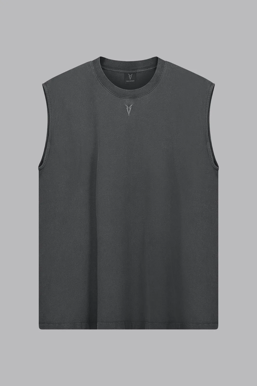 V_LYFE220 SLEEVELESS T-SHIRT - Gray Vintage