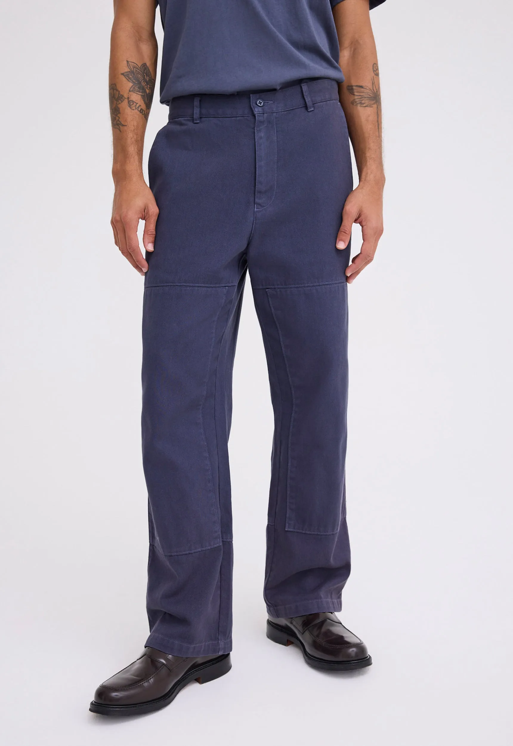 Zane Cotton Denim Pant - Sly Blue